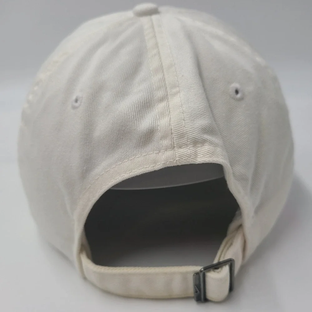 Nike Hat Strapback White Orange Tennis Swoosh Logo Ephrata‎ High School Tigers